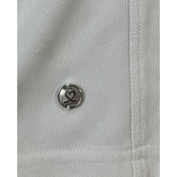 Daily Sports Womens Golf Shirt Long Sleeve Snaps Floral Trim Activewear SZ XL - Picture 3 of 11